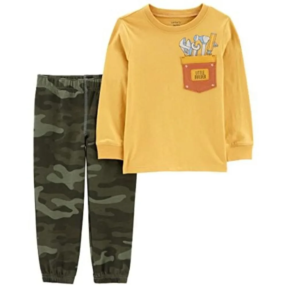Carters Baby Boys Long Sleeves T-Shirt Joggers 2 Piece Set